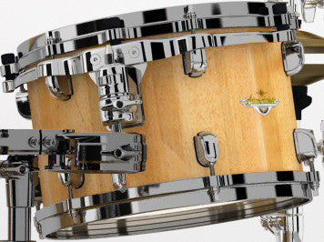 TAMA Starclassic Maple Exotic Rack Tom 8" x 6" - Gloss Natural Movingui/Black Nickel HW