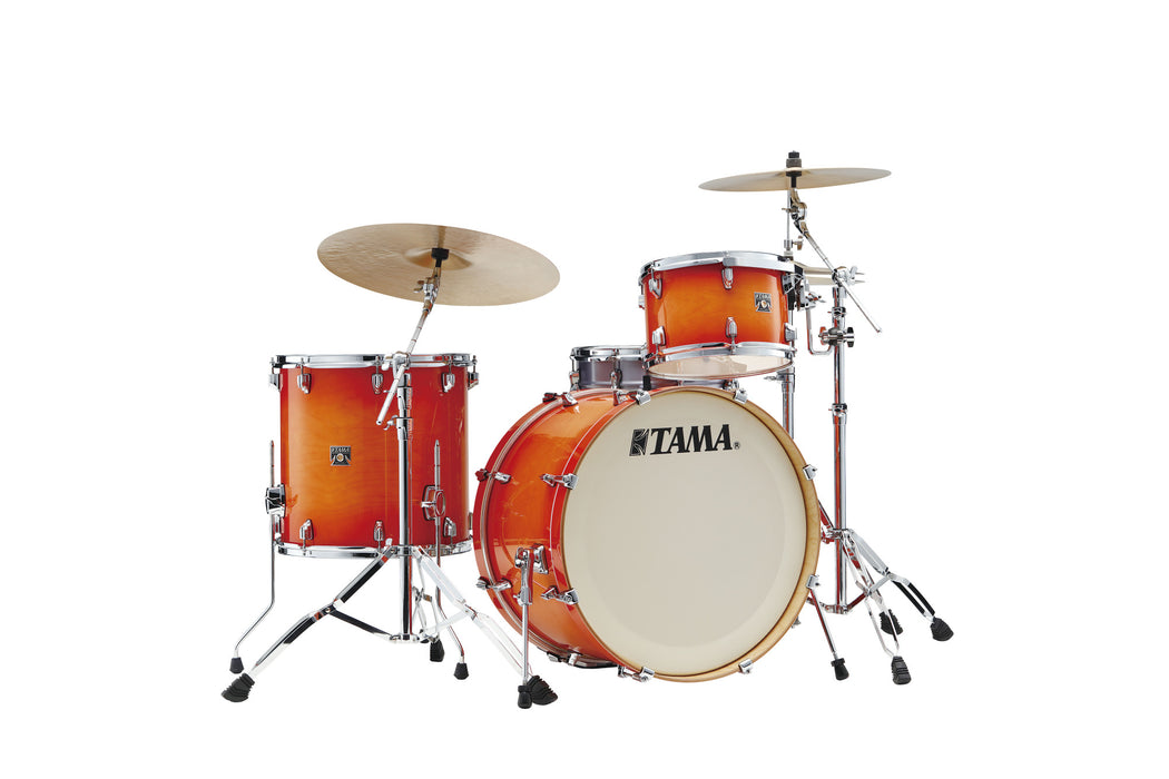 TAMA Superstar Classic Drum Set 3 pcs - Tangerine Lacquer Burst/Chrome HW + SM5W Hardware Kit