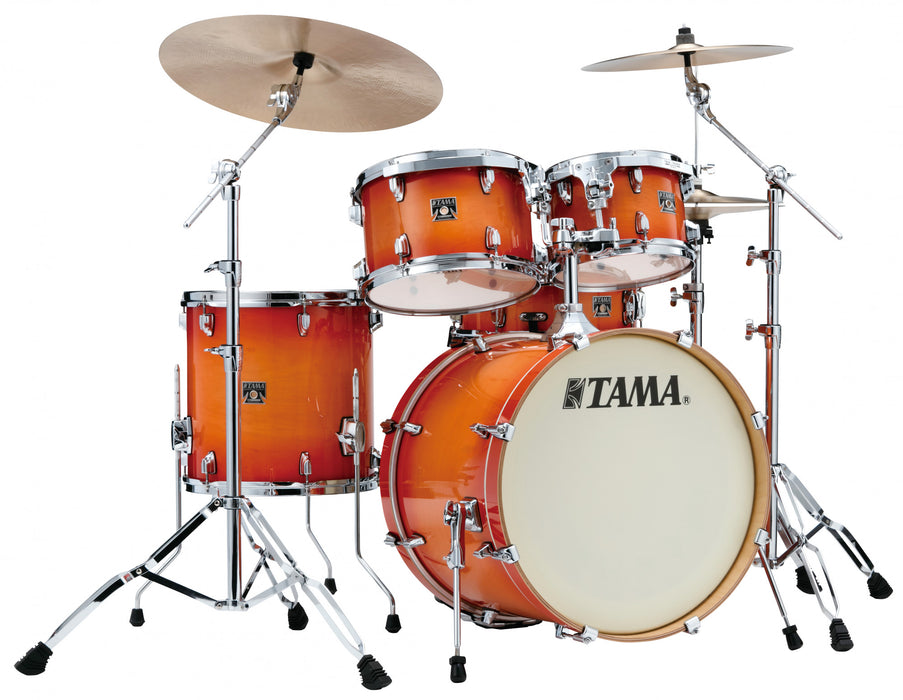 TAMA Superstar Classic Drum Set 5 pcs - Tangerine Lacquer Burst/Chrome HW + SM5W Hardware Kit