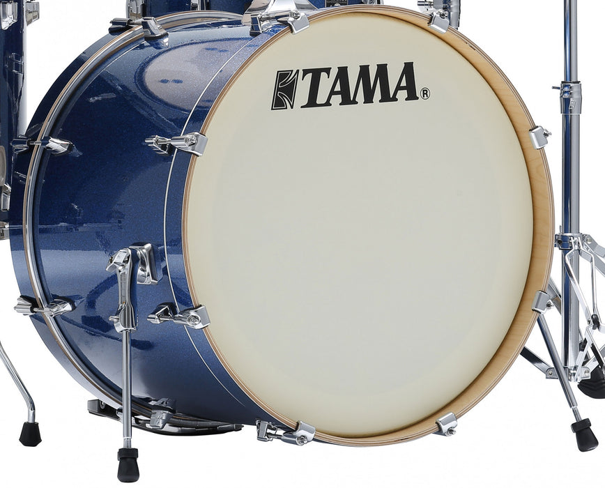 TAMA Superstar Classic Bass Drum 18" x 14" - Indigo Sparkle/Chrome HW/with Bassdrum Lifter