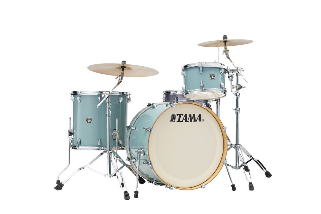 TAMA Superstar Classic Drum Set 3 pcs - Light Emerald Blue Green/Chrome HW + SM5W Hardware Kit