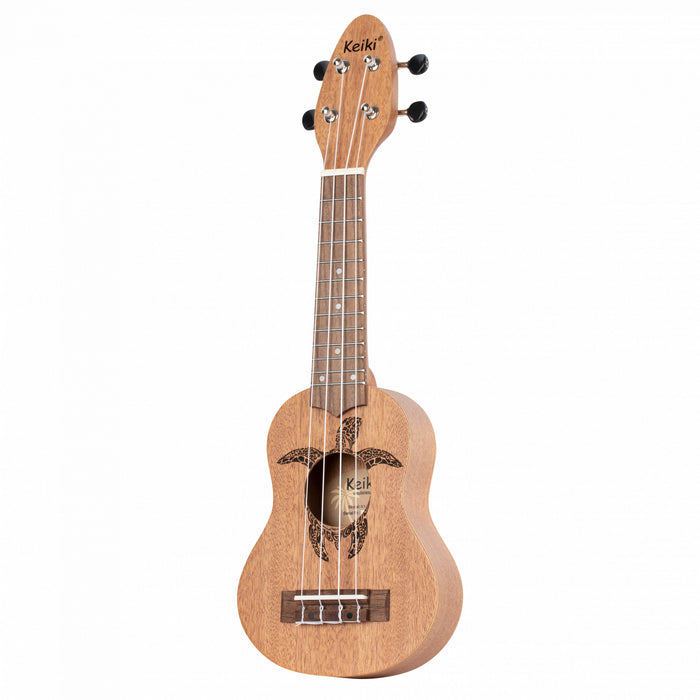 KEIKI K1 Series Sopranino Ukulele 4 String Lefty - Okoume Natural Mahogany