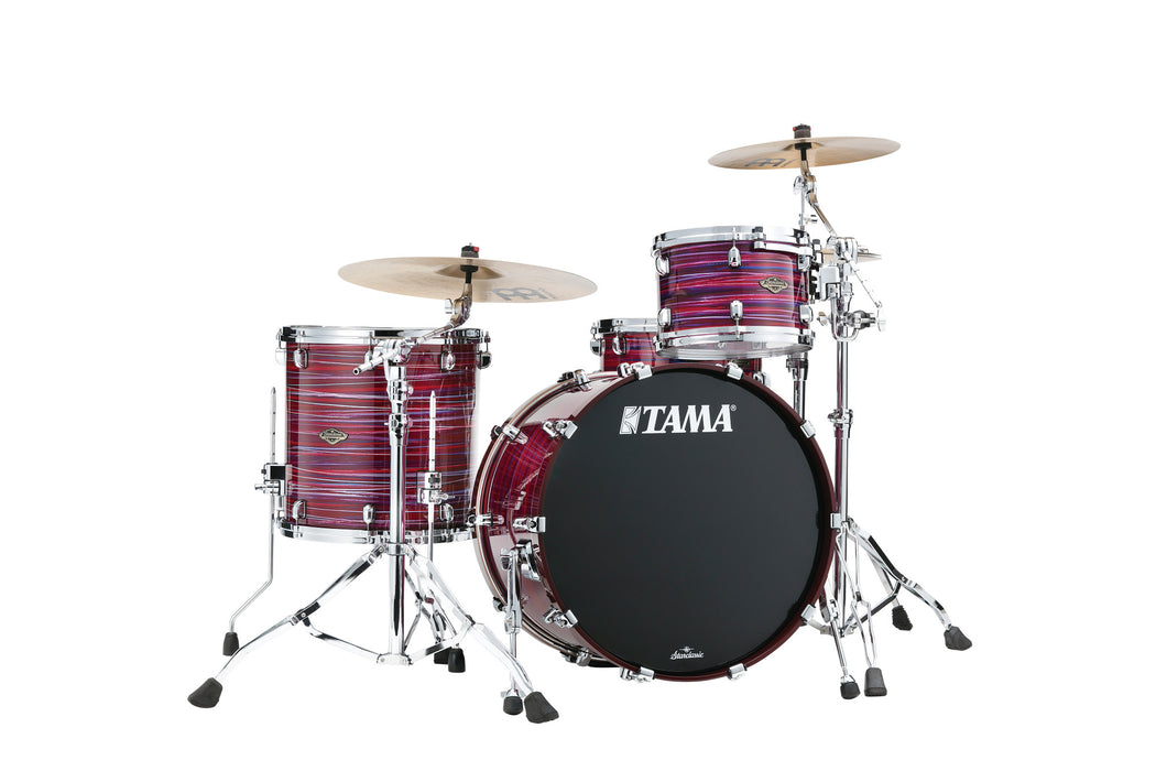 TAMA Starclassic Walnut/Birch Lacquer Shell Kit 3 pcs - Lacquer Phantasm Oyster/Chrome HW