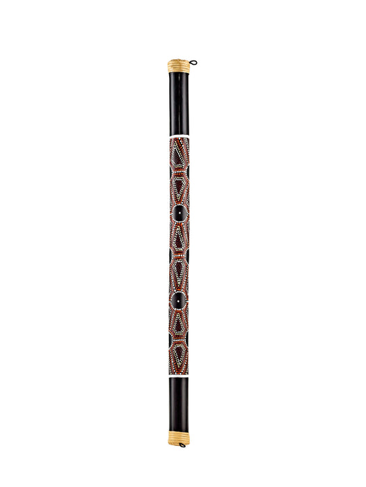 Meinl Sonic Energy Bamboo Rainstick Large - Dot Painted/Black