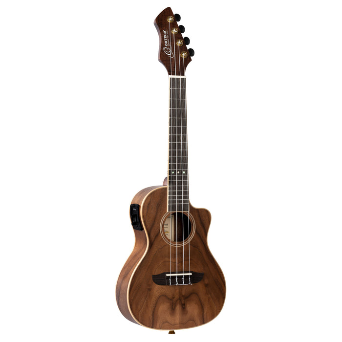 ORTEGA Horizon Series Concert Preamp Ukulele 4 String - Walnut Natural + Bag
