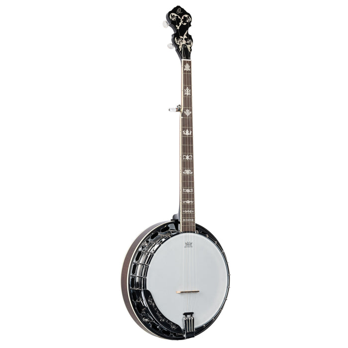 ORTEGA Falcon Series Banjo 5 String - Flamed Maple Natural + Bag
