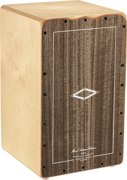 MEINL Percussion Artisan Edition Series String Cajon Tango Line - Grey Eucalyptus