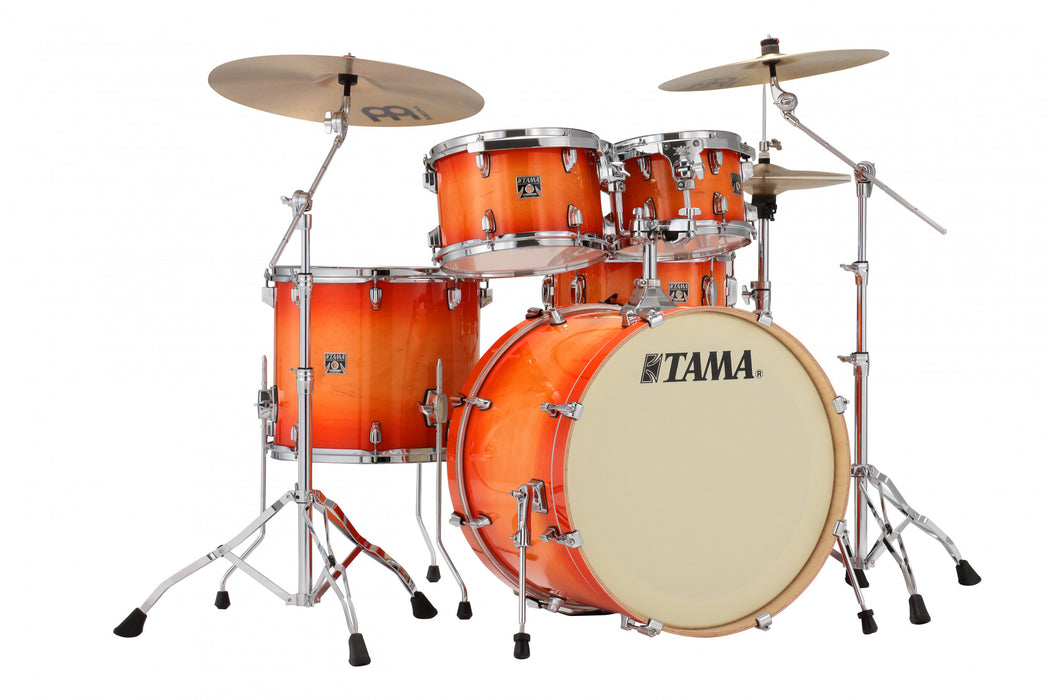 TAMA Superstar Classic Drum Set 5 pcs - Tangerine Lacquer Burst/Chrome HW + SM5W Hardware Kit