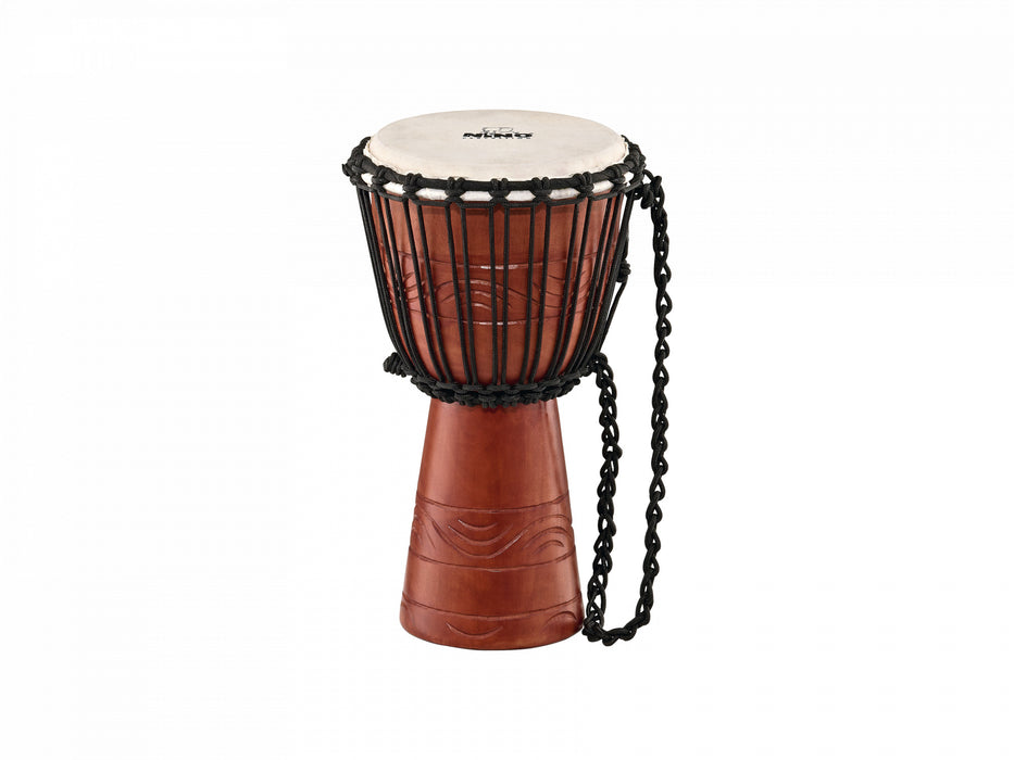 NINO Percussion Water Rythm Series Original African Style Rope Tuned Wood Djembe - 8"