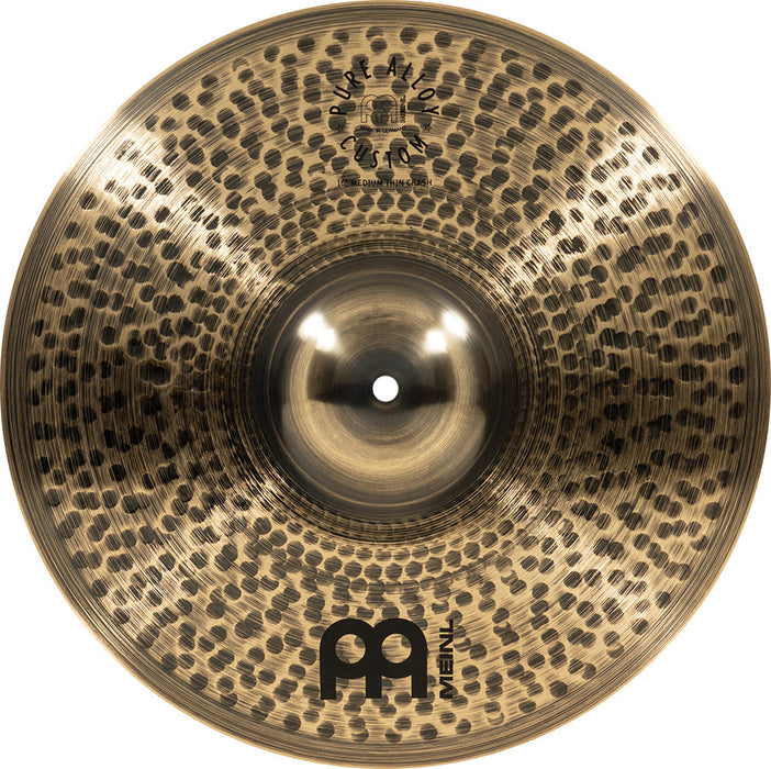 MEINL Cymbals Pure Alloy Custom Medium Thin Crash - 16"