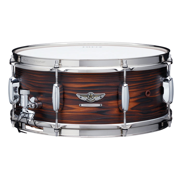 TAMA STAR Reserve Solid Japanese Cedar Snare Drum 14" x 6" - Burnt Oiled Cedar