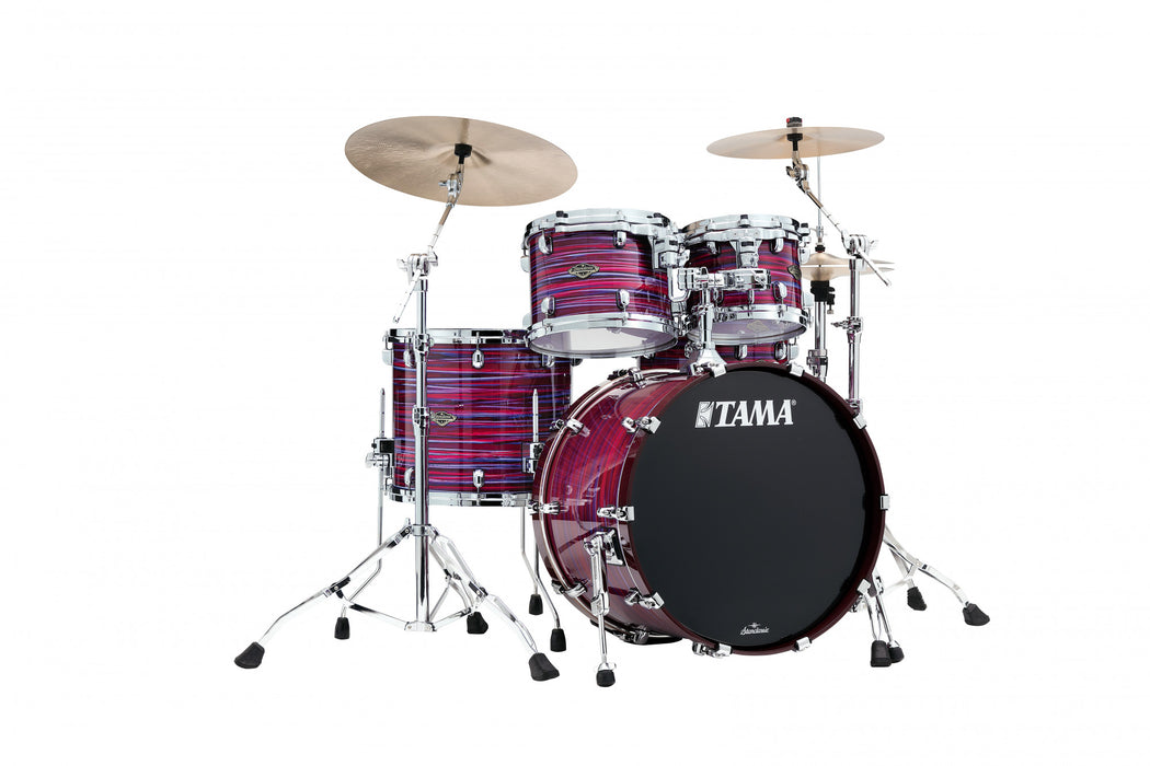 TAMA Starclassic Walnut/Birch Lacquer Shell Kit 4 pcs - Lacquer Phantasm Oyster/Chrome HW