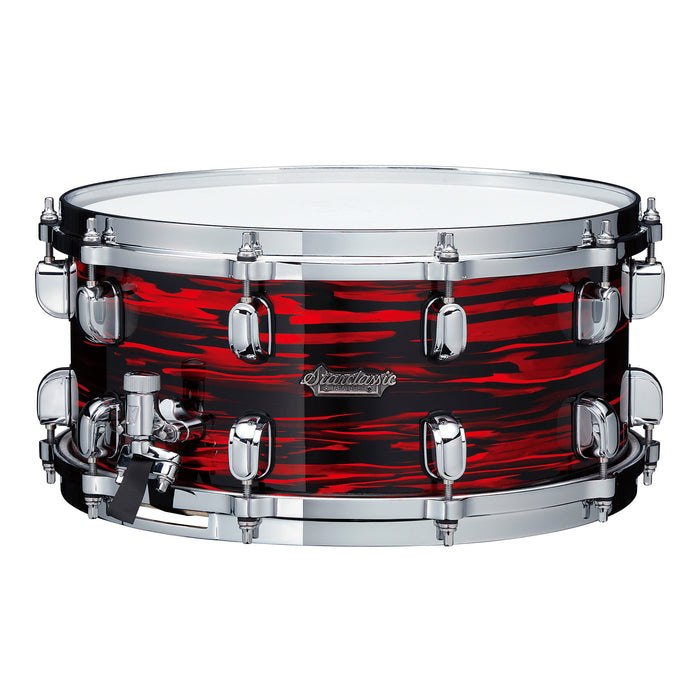 TAMA Starclassic Maple Snare Drum 14" x 8" - Red Oyster/Chrome HW