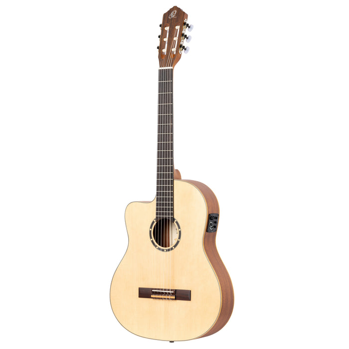 ORTEGA Family Series 4/4 Classical Slim Neck Guitar 6 String Lefty - Spruce / Mahogany Natural + Gig Bag