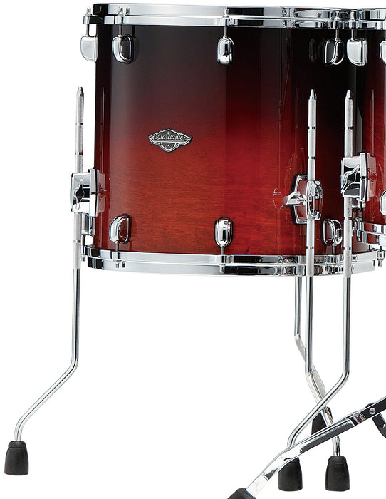 TAMA Starclassic Performer Floor Tom 18" x 6" - Dark Cherry Fade/Chrome HW