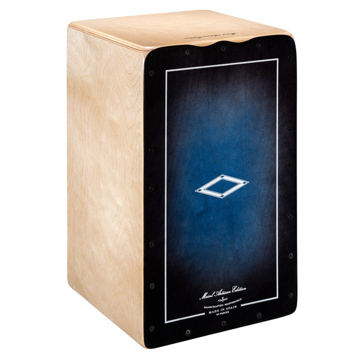 MEINL Percussion Artisan Edition Series String Cajon Tango Line - Blue Fade