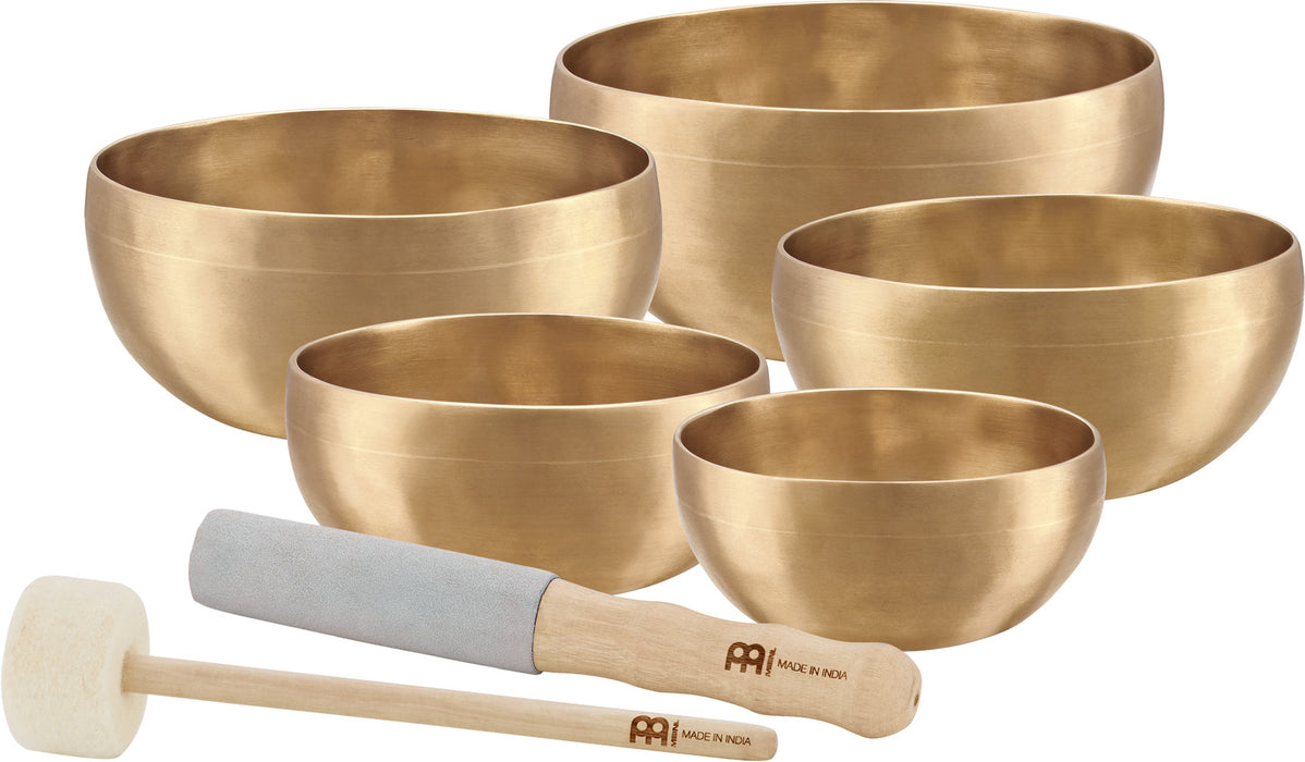 MEINL Sonic Energy Universal Series Singing Bowl Set 7 pcs - 400/500/600/700/750g + Mallet