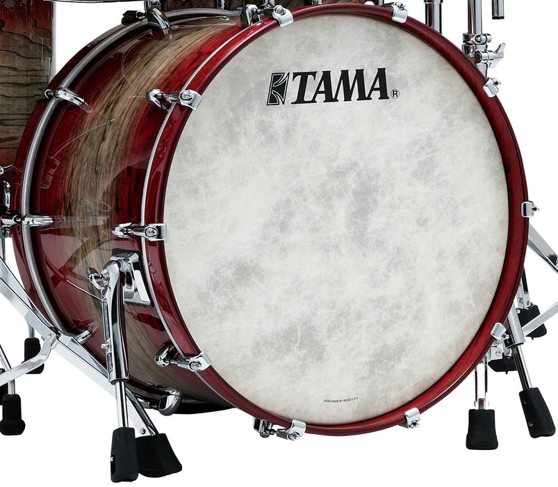 TAMA STAR Walnut Bass Drum 22" x 16" - Garnet Japanese Sen Burst/Chrome HW