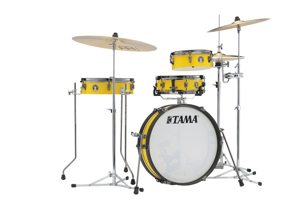 TAMA Club-Jam Pancake Shell Kit 4 pcs - Electric Yellow/Black Nickel HW