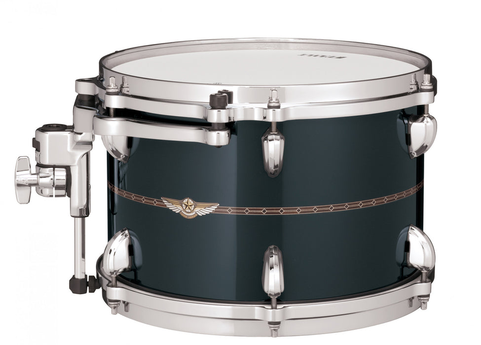 TAMA STAR Maple Rack Tom 12"x 9" - Smoky Black/Chrome HW/with Inlay (outside)