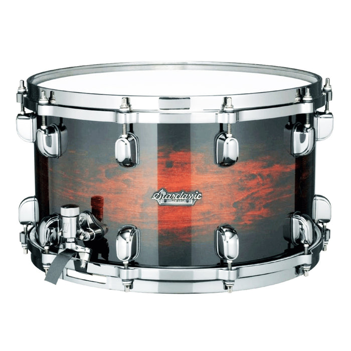 TAMA Starclassic Maple Snare Drum 13" x 6" - Dark Mocha Burst/Chrome HW