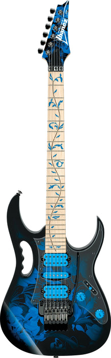 IBANEZ Steve Vai Signature JEM E-Guitar 6 String - Blue Floral Pattern + Bag
