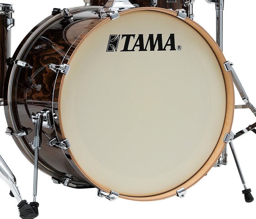 TAMA Superstar Classic Bass Drum 18" x 14" - Gloss Java Lacebark Pine/Chrome HW/with Bass Drum Lifter