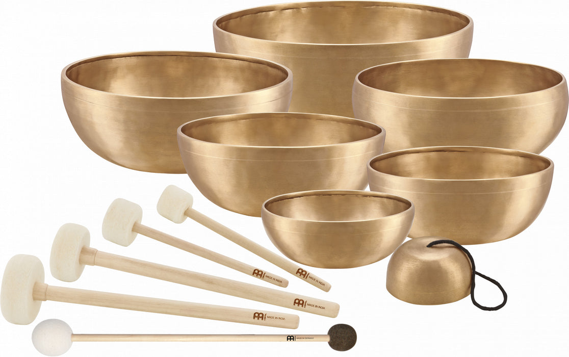 MEINL Sonic Energy Singing Bowl Chakra Set 12 pcs - 250/700/1000/1400/1500/1800/2200g + Mallets