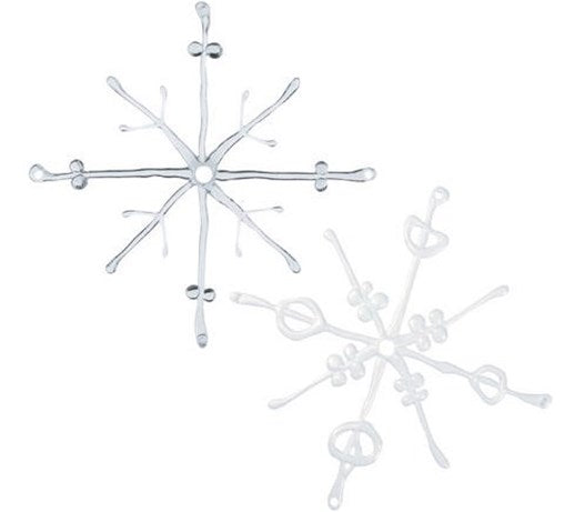 Koziol Flake decorative panel 2 pieces white transparent 2090011