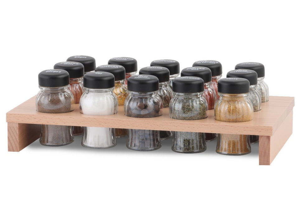 Gald HAGE spice organizer 15 el. light wood cap black 01117