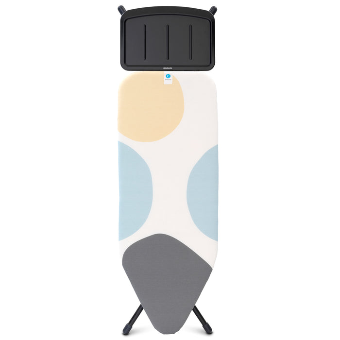 Brabantia Ironing board 124x45 size C Spring Bubbles PerfectFlow 134708