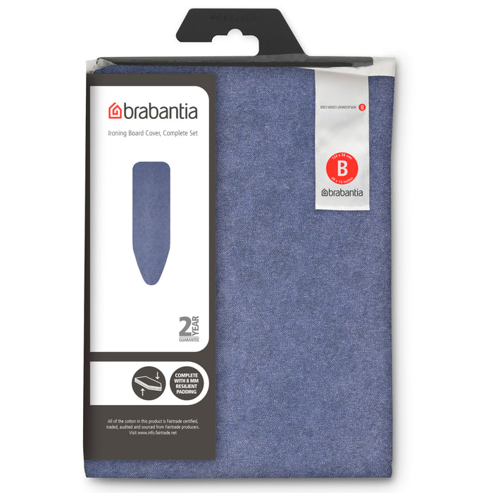 Brabantia Board cover B 124x38 cm foam 8 mm Denim Blue 130700