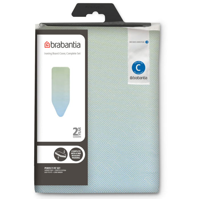 Brabantia Board cover C 124x45cm foam 8cm Soothing Sea 236068