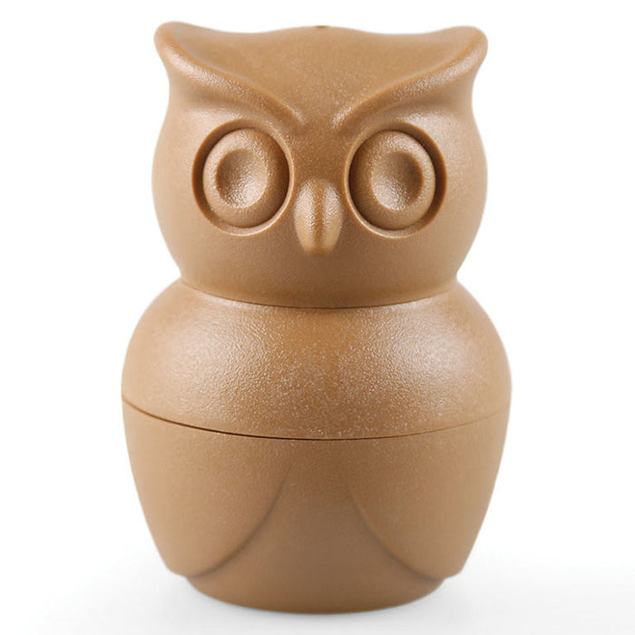 Qualy Egg glass with salt and pepper shaker 10236-BN