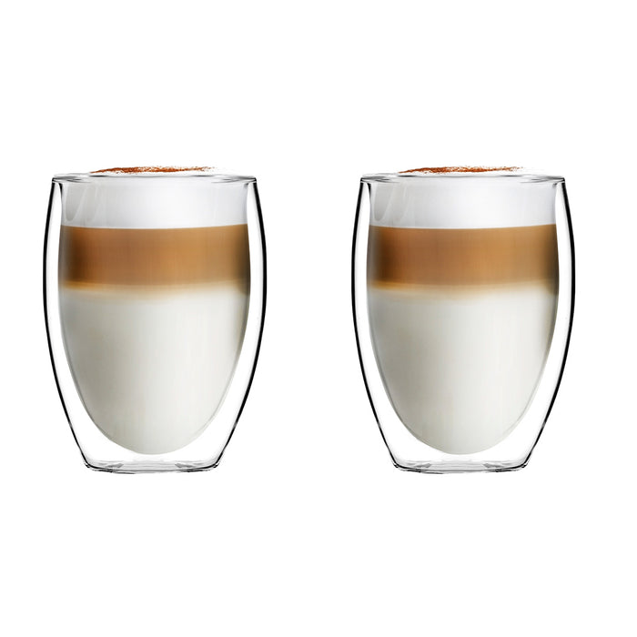 Vialli Design SET of 2 high double wall glasses 360ml NOA 29750