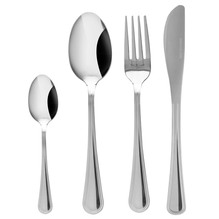 Kulig Set of 24 pieces of cutlery for 6 people Luce silver 0534