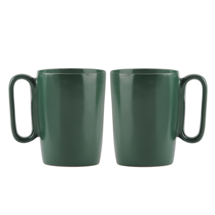 Vialli Design 2 ceramic mugs with handle 250 ml green FUORI 30039