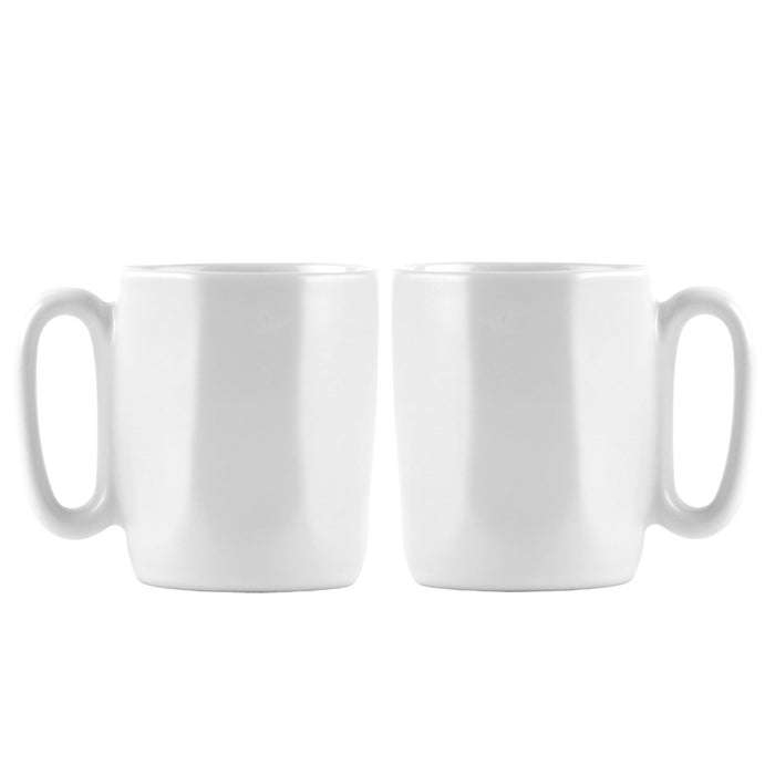 Vialli Design 2 ceramic mugs with handle for espresso 80ml white FUORI 30138