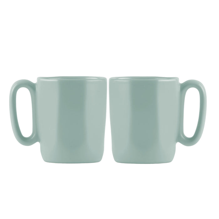 Vialli Design 2 ceramic mugs with handle for espresso 80ml mint FUORI 29996
