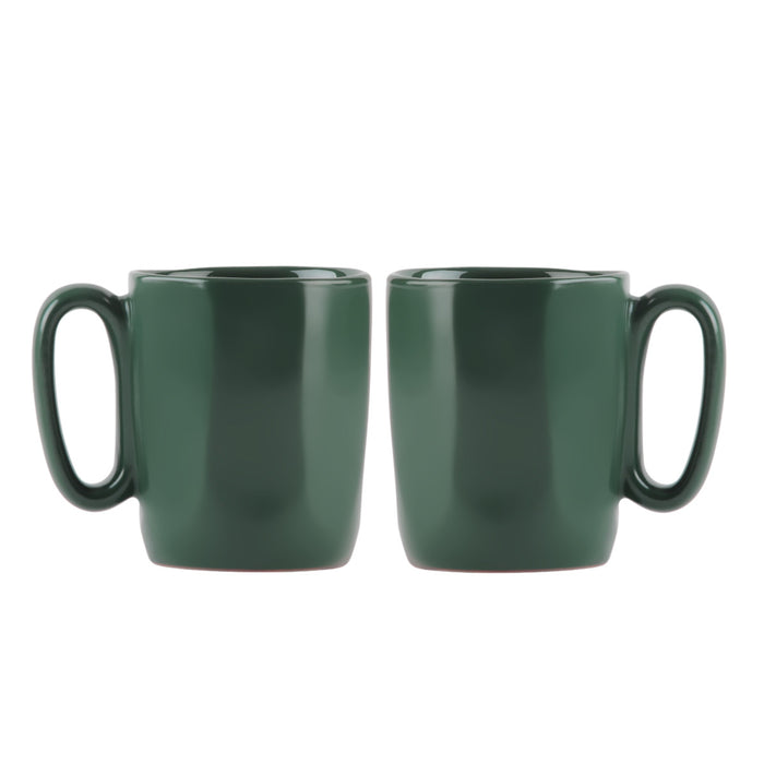 Vialli Design 2 ceramic mugs with handle for espresso 80ml green FUORI 29972