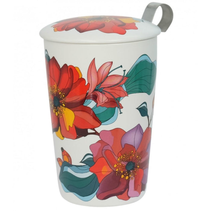 Eigenart Teaeve mug with brewer 350 ml Poppy 80055