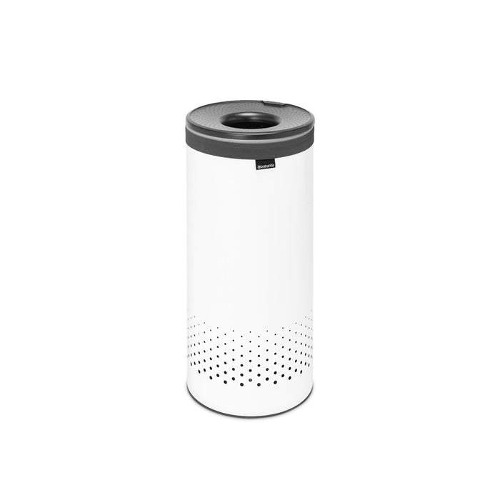 Brabantia Laundry basket 35l with lid white 304866