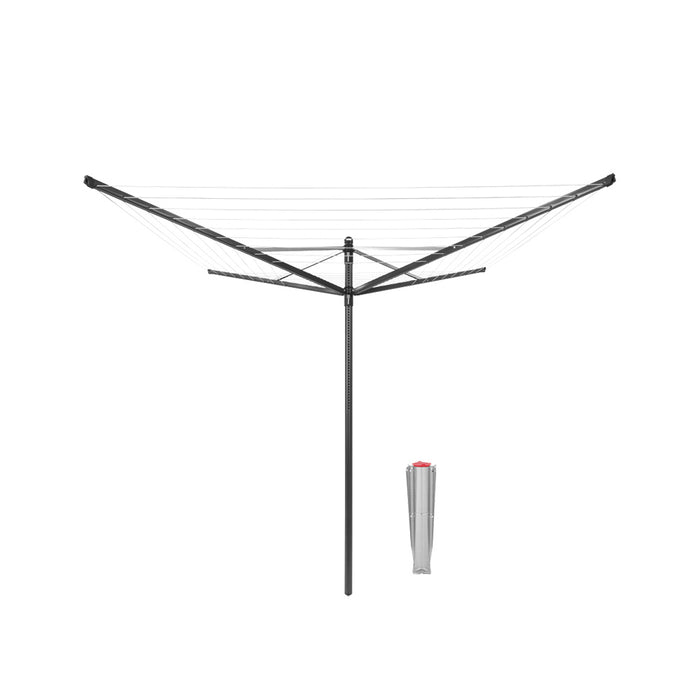 Brabantia Garden dryer Lift-O-Matic 50m anthracite ground 290428
