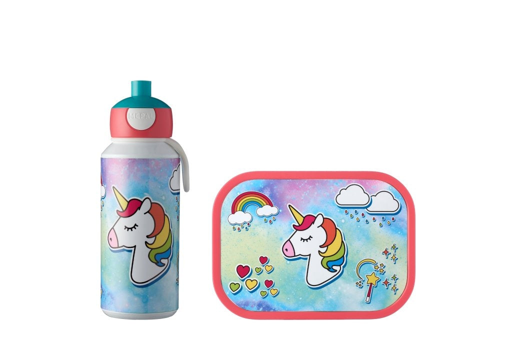 Mepal Campus Unicorn children's bottle and lunchbox set 107410165377