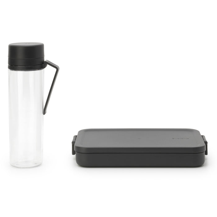 Brabantia Make &amp; Take Dark Grey two-piece break set 206689