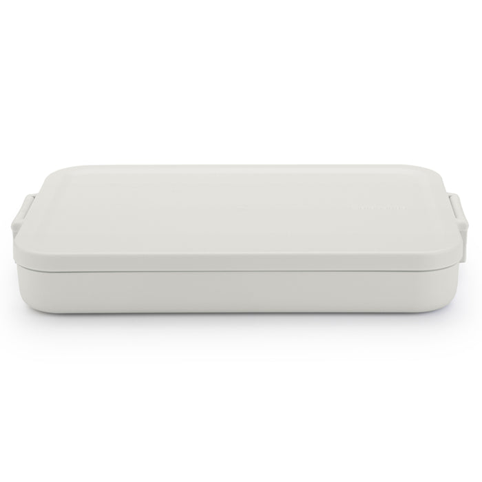 Brabantia Make &amp; Take flat lunch container Light Grey 202841