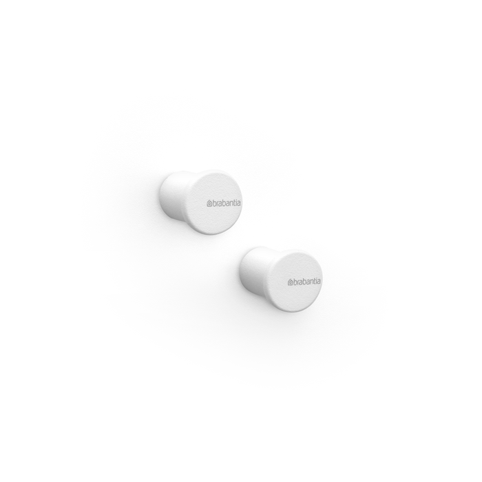 Brabantia MindSet towel hooks 2pcs White 303425