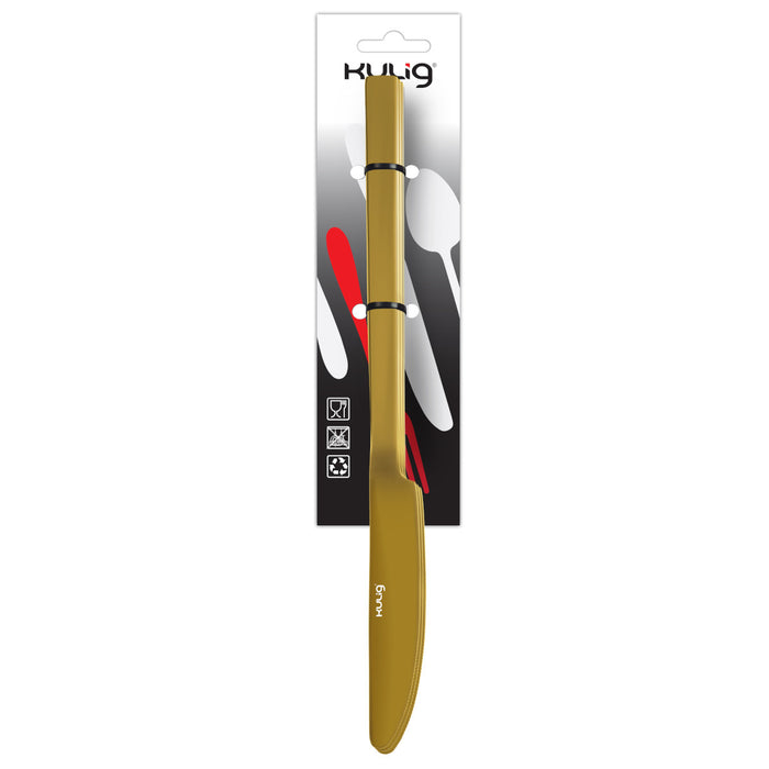 Kulig Piano Shiny gold 3 piece dinner knife pendant 30916