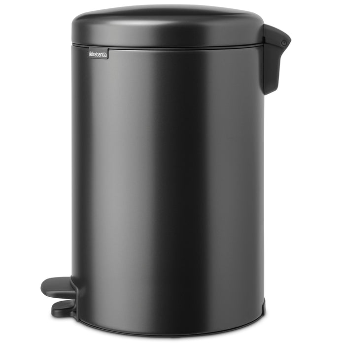 Brabantia NewIcon 20l Confident Grey pedal garbage can 233500