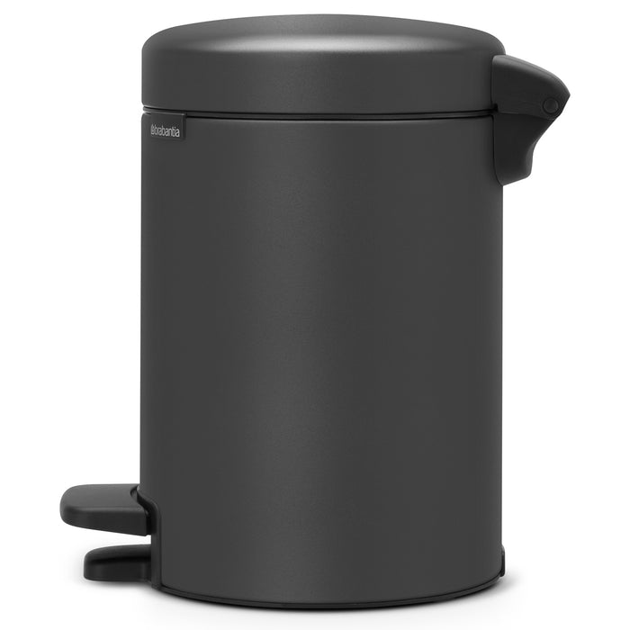 Brabantia NewIcon 3 l Mineral Grey pedal garbage can 200465
